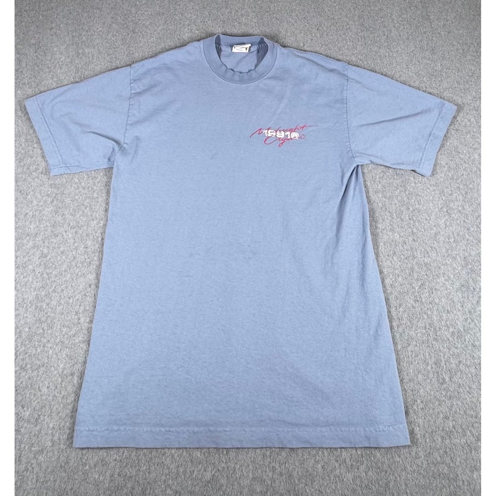 Larry June X Midnight Organic Vette T-Shirt In Blue Medium Cotton